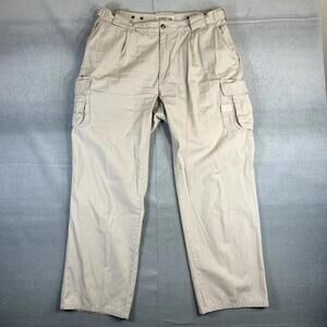 Vintage Orvis Cargo Pants Men's 36x30 Beige Utility Outdoors Fishing Relaxed 90s